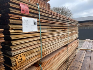 Ca. 188x Douglas zweeds rabat, 21x190mm, lengte 300cm